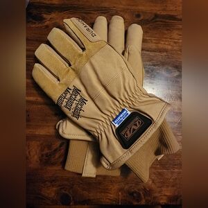 💥NEW Tan Insulated Leather Work Gloves